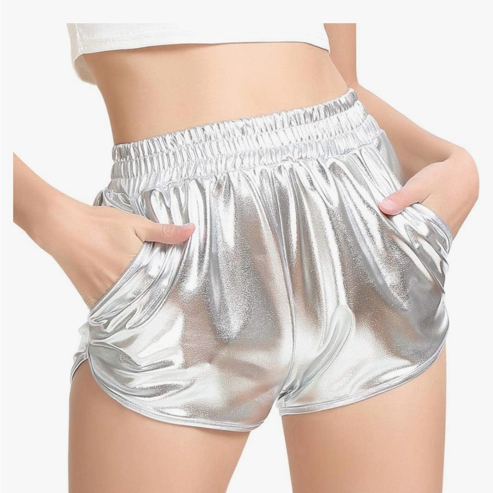 Makarthy Metallic Shorts